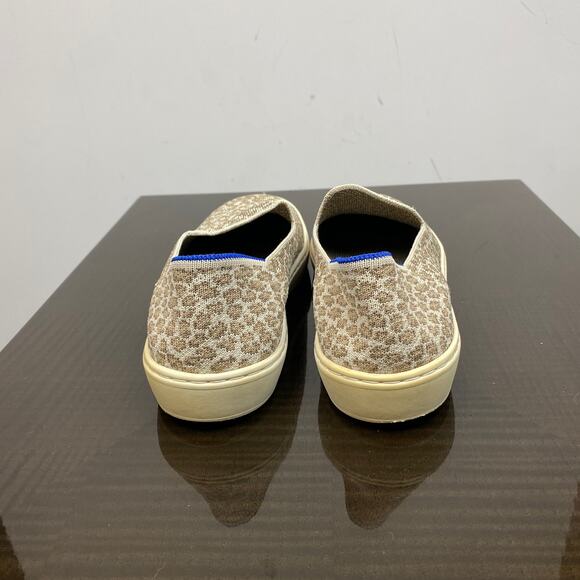 Rothy's Cheetah Print Slip on Shoes Sneakers Women's 7.5 Comfort - Picture 4 of 12